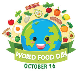 World food day text design