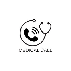 Obraz premium medical call icon , doctor icon
