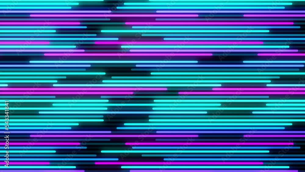 Poster abstract background. blue wave digital colourful loop . 3d rendering pattern with blinds effect . ab