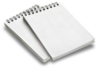 Shopping list paper page notebook with a texture of squares