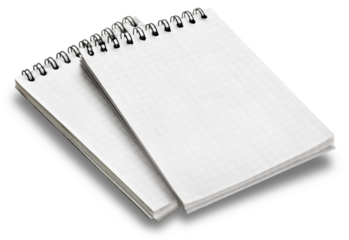 Shopping list paper page notebook with a texture of squares