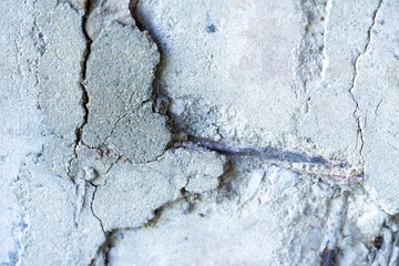 Cracks in cement floor very old