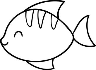 Doodle fish Illustration