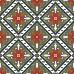 seamless pattern with flowers