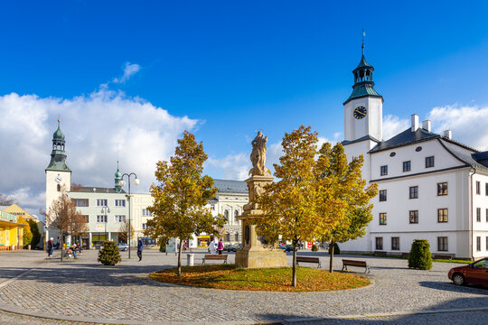 Town Rymarov, Moravia, Opava region, Silesia, Czech republic