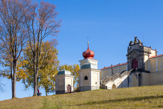  Mountain Monastery of Mother of God,  Horni Hedec village, Kraliky town, East Bohemia, Czech republic
