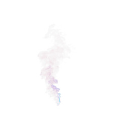 smoke on white transparent background