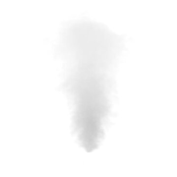 white splash smoke transparent