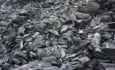 Black bamboo charcoal is used as a warming fuel and fertilizer for trees planted in agricultural gardens.