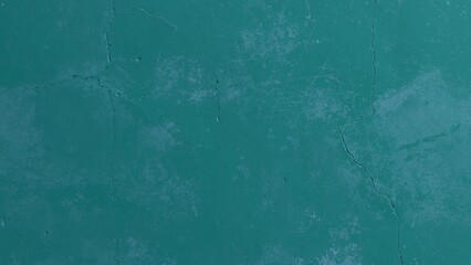 Green concrete background with cracks and light Purple stains. 3D rendering