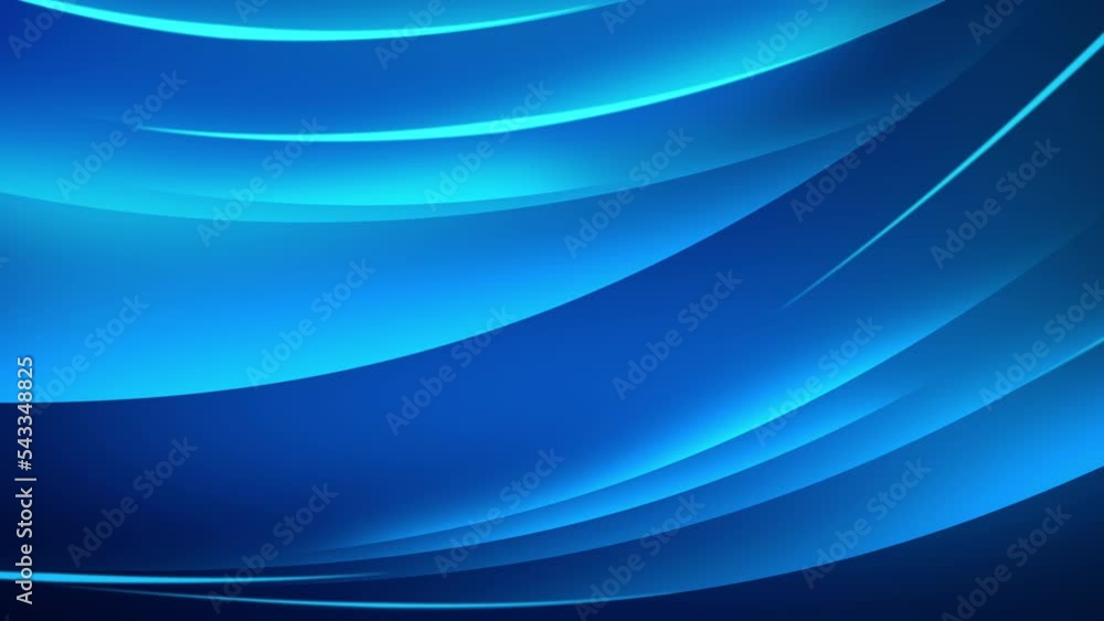 Poster background blue line waves with light showing through