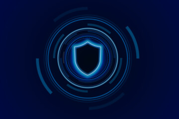 Background cyber security technology information protection Business privacy security concept.
