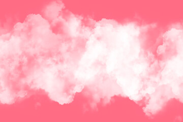 Pink Sky with Beautiful Cloud
