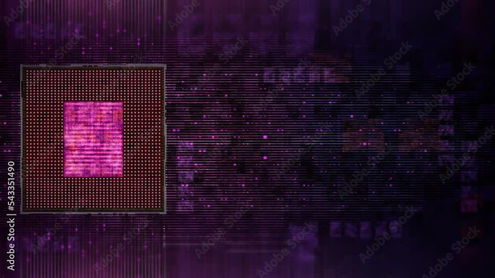 Aufkleber Futuristic digitally generated motion abstract particles matrix cyber environment of big data analytic artificial intelligent simulation, head up display for digital background