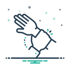 Mix icon for harassment