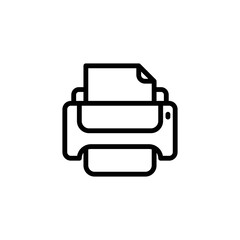 printer icon design vector template