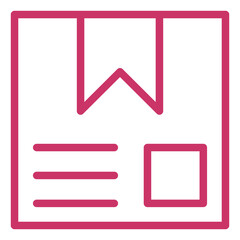 Fototapeta premium Delivery Box Icon Style