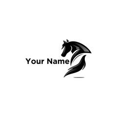 Real and modern 3d horse logo, suitable for business