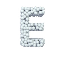 Snowball Themed Font  Themed Font  Letter E