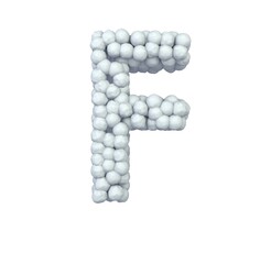 Snowball Themed Font  Themed Font  Letter F