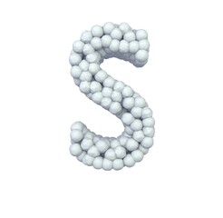 Snowball Themed Font  Themed Font  Letter S