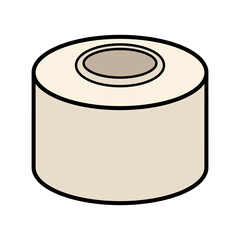 Tape for judo pictogram vector illustration.