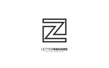 Z letter logo abstract for identity company. Alphabet template vector illustration for your brand.