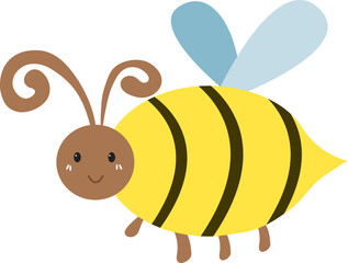 bee drawing . Hand draw for design.	