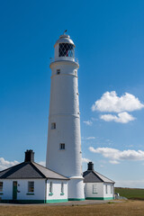 view of the Nash Point Lighthouse in South Wales