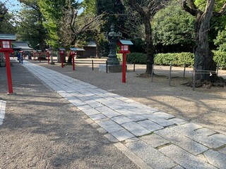 鷲宮神社の境内の景色