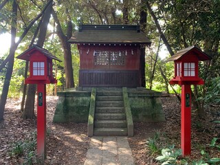 鷲宮神社の境内の景色