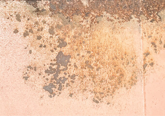 Texture de tôle rouillée réaliste de vecteur. Panneau de fer à la corrosion, modèle sans couture. Ancienne structure métallique 3d sale. Mur en détresse grunge. Matériau désordonné fissuré. 