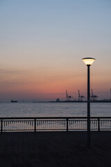 夕方のダイヤモンドポイント