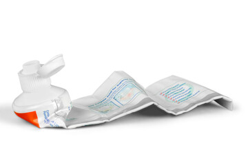 Used Toothpaste Tube