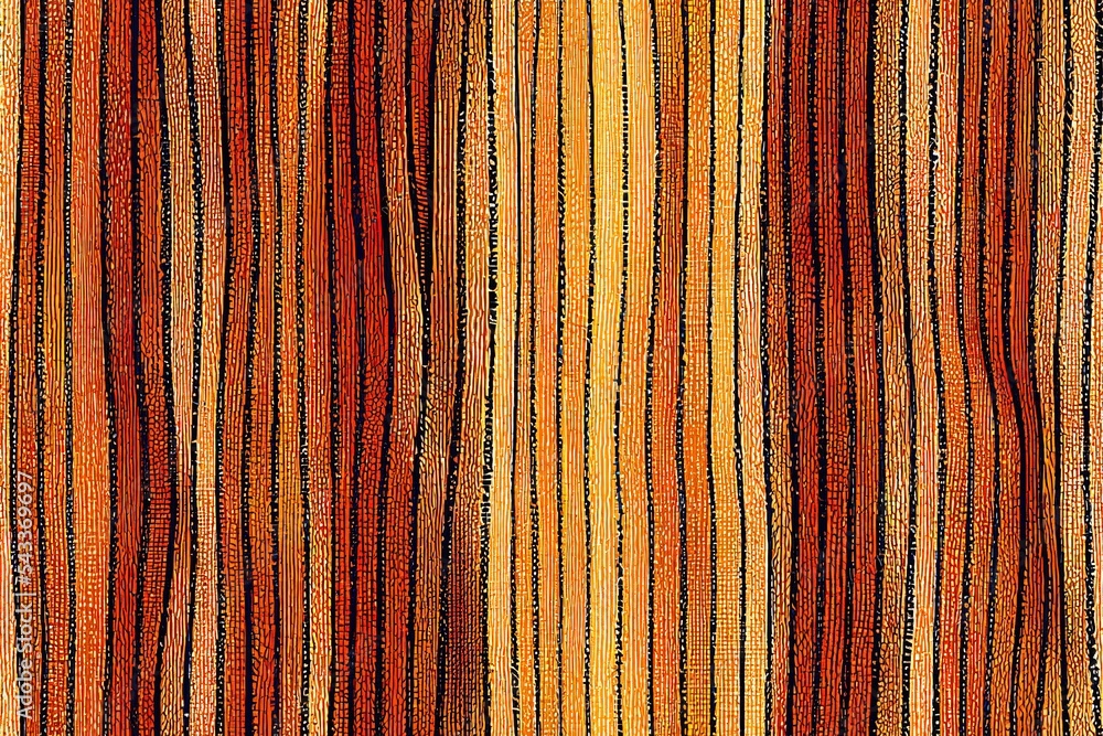 Poster autumn stripe pattern with linen fabric texture. fall colourway with seamless all over repeat print 