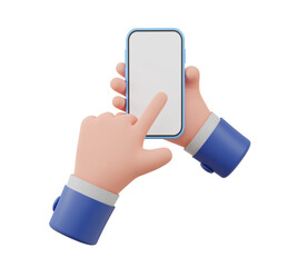 hand holding smart phone