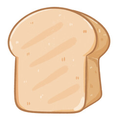 Brioche pencil color illustration