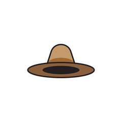 Fototapeta na wymiar Cowboy hat icon