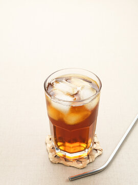 Traditional iced tea on the table
