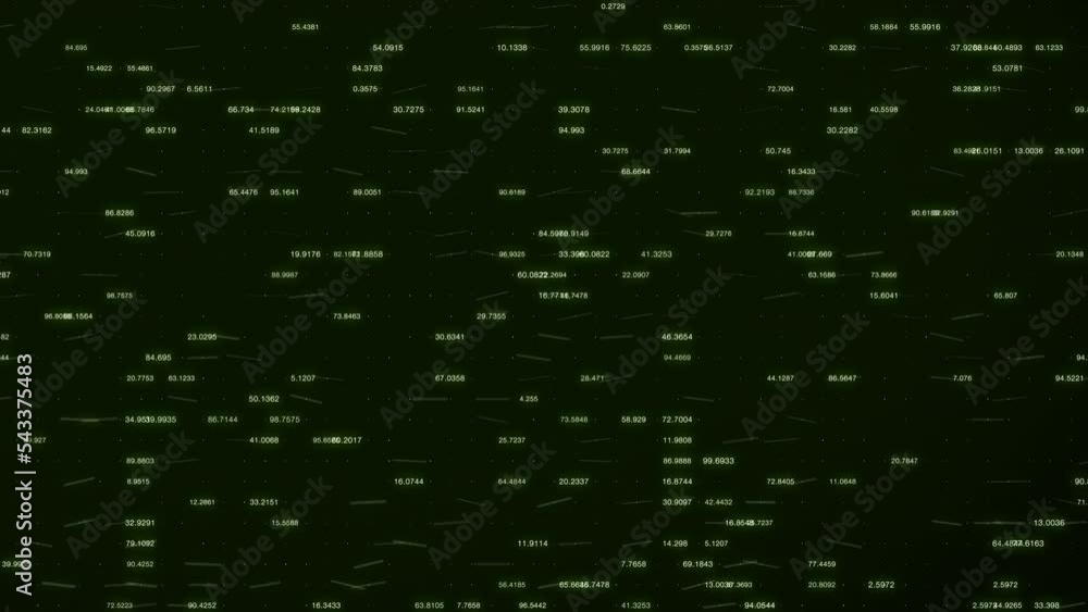 Poster abstract background digital code background loop. data binary code network. 4k loop animation. color