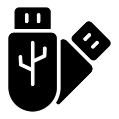 pendrive glyph icon