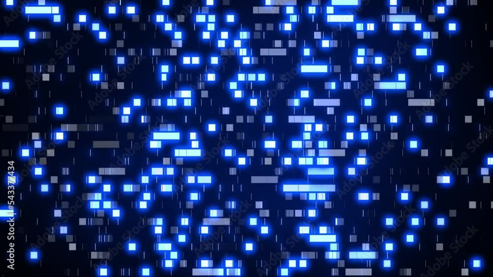Poster abstract background digital code background loop. data binary code network. 4k loop animation. color