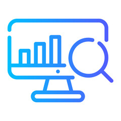 analytics gradient icon