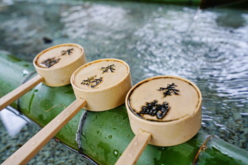 wooden spoon in Temple