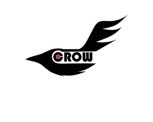 logo design that says "crow" or a crow you can use it if you like it