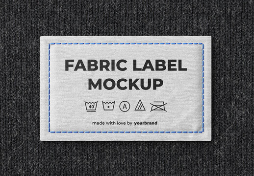 Fabric Label Mockup