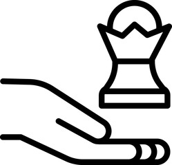 chess game, strategy symbol