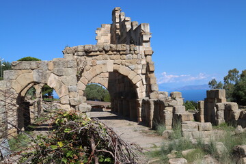 Greek theater in Tindari fraction Patti Sicily-