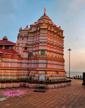 Devgad, Sindhudurg, Maharashtra, India - Sri Kunkeshwar Temple, This temple is dedicated to Lord Shiva  at konkan or Coastal Maharashtra. Near  kunkeshwar Beach.