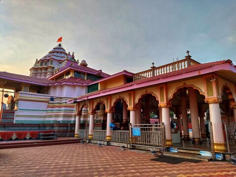 Devgad, Sindhudurg, Maharashtra, India - Sri Kunkeshwar Temple, This temple is dedicated to Lord Shiva  at konkan or Coastal Maharashtra. Near  kunkeshwar Beach.